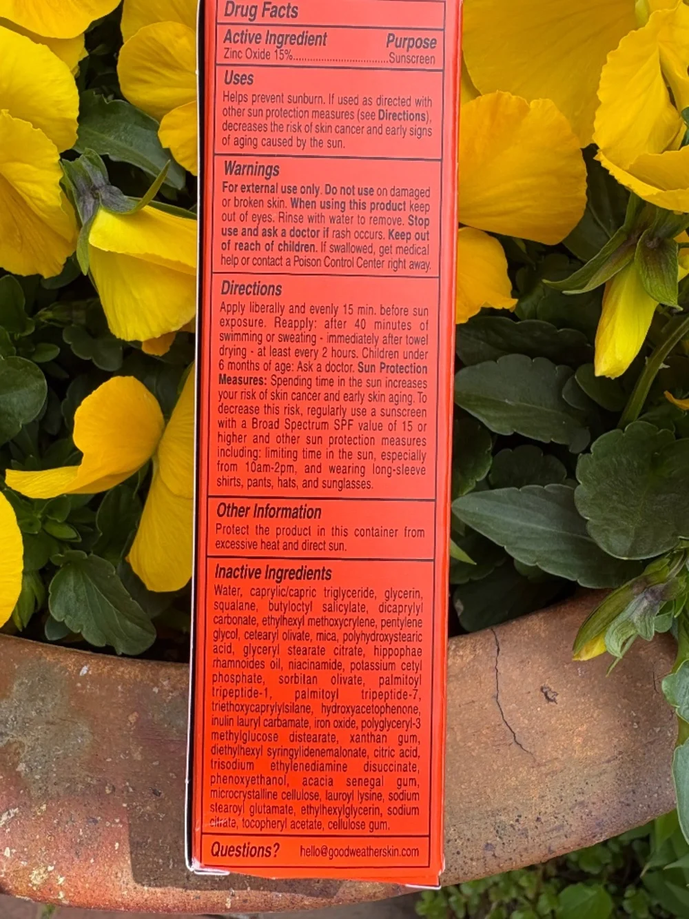 NIB - Good Weather Skin “The One” Daily Sun Cream SPF 30 - Warm Glow